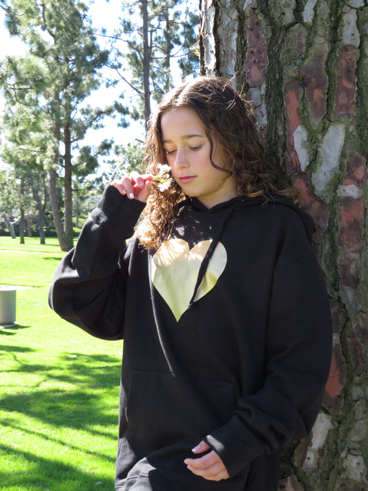 Heart hoodie - adult includes shipping. Sedona F. "I love it!"